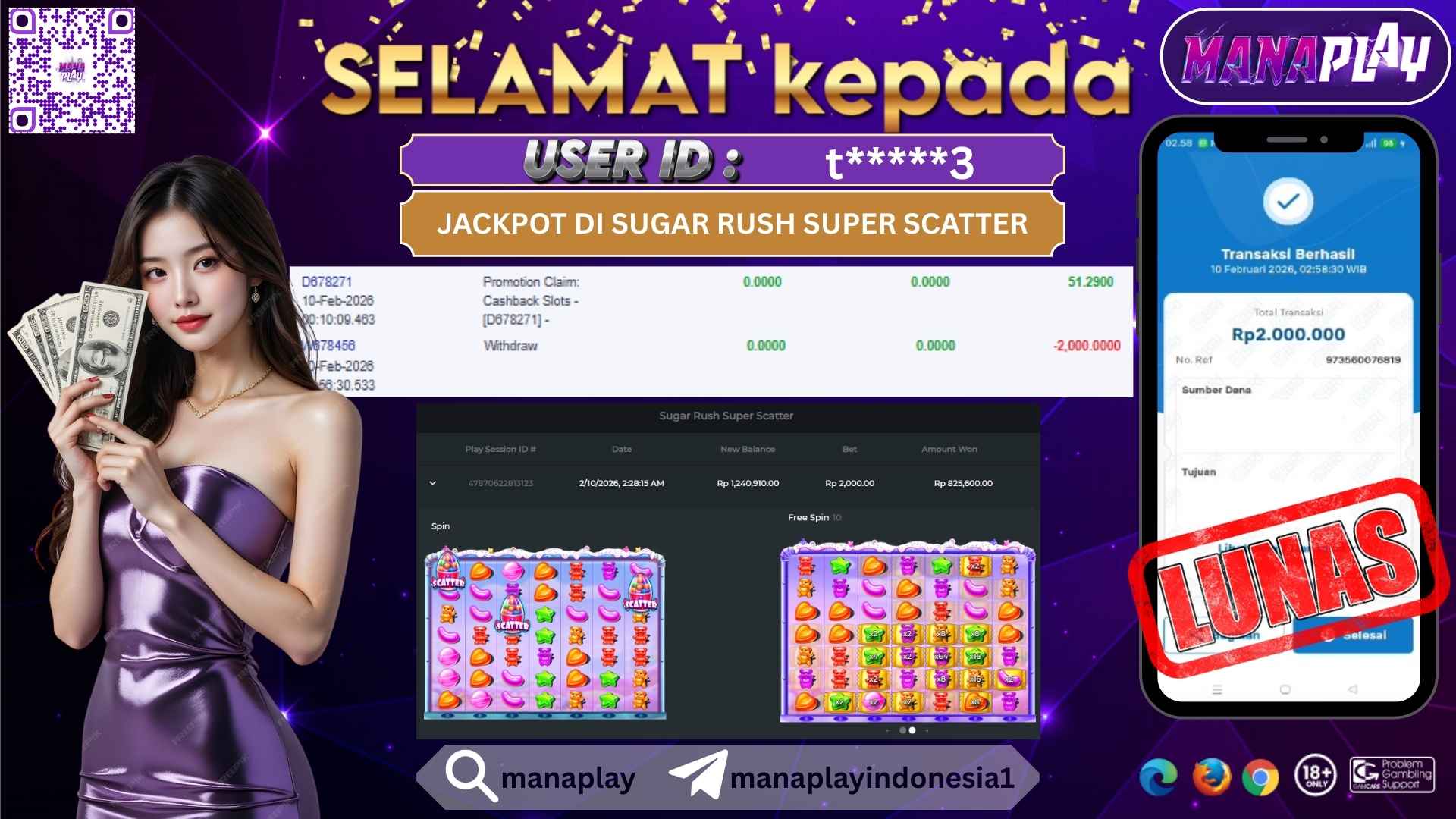 Super Scatter! Sugar Rush Bikin Cashback Jadi JEPE! – MANAPLAY