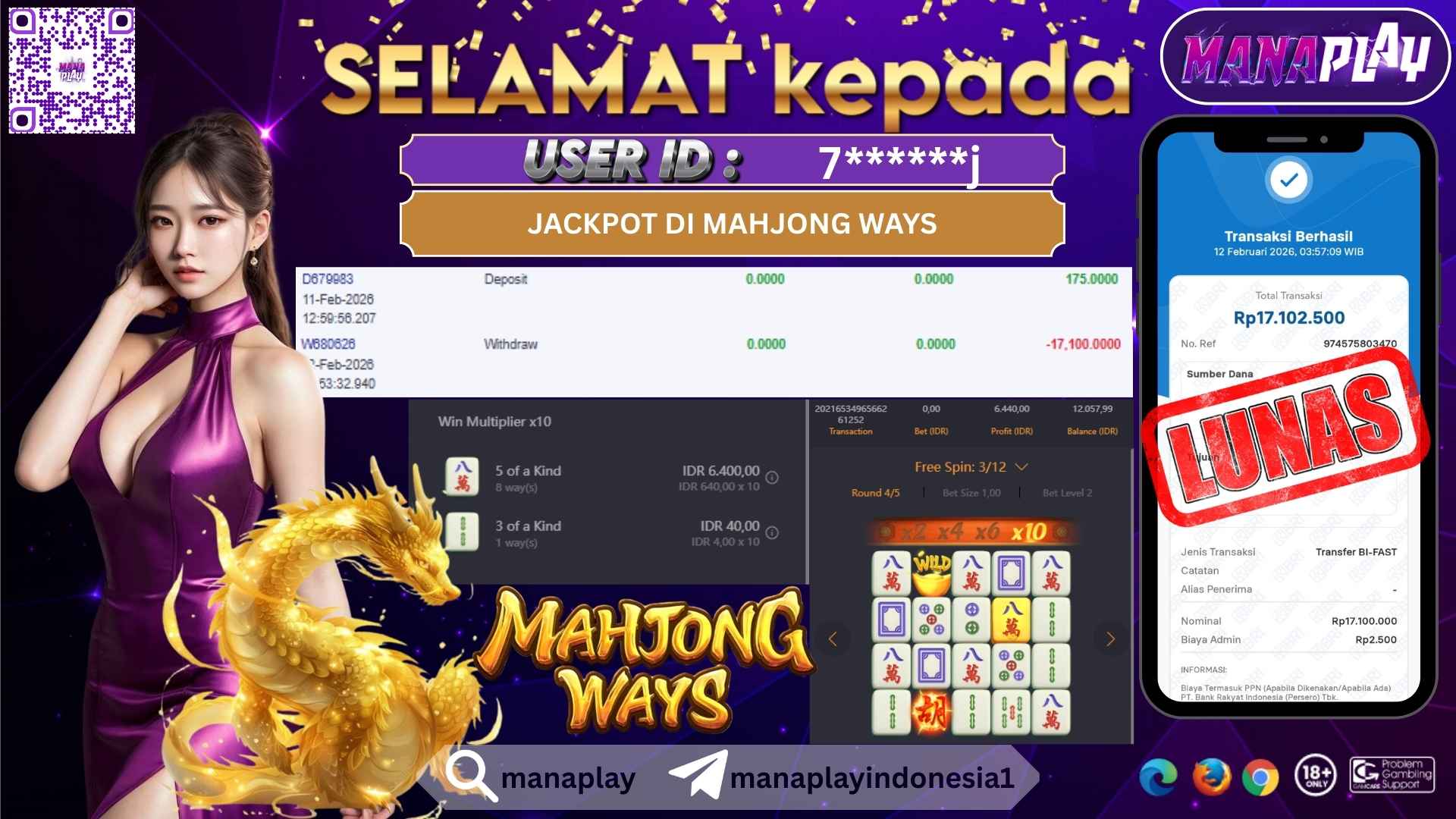 175rb jadi 17 juta! Auto Lunas – MANAPLAY
