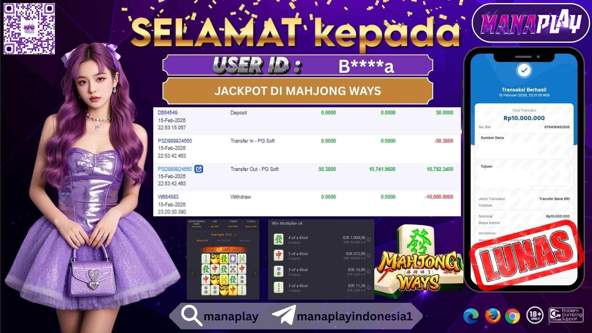 Jackpot Lagi! Mahjong Ways Auto Cair! – MANAPLAY