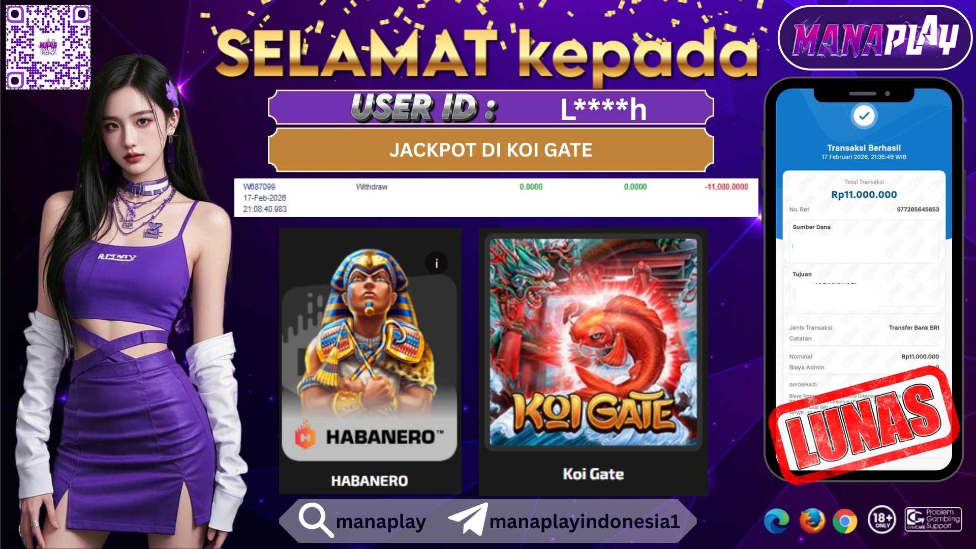 Jackpot di Koi Gate Auto Cair! – MANAPLAY