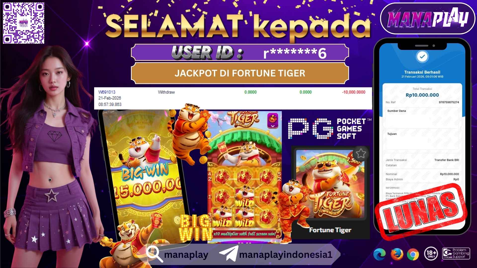 Fortune Tiger Kasih Jackpot Langsung Cair! – MANAPLAY