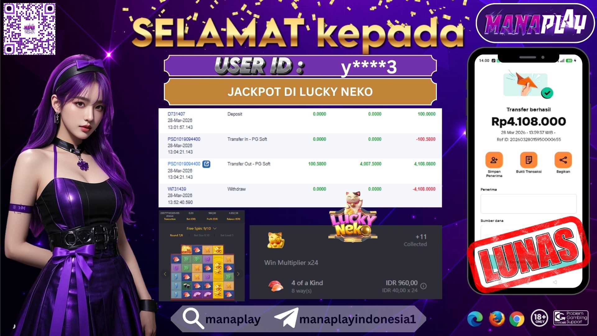 Giliran Lucky Neko Kasih JEPE Auto Lunas! – MANAPLAY
