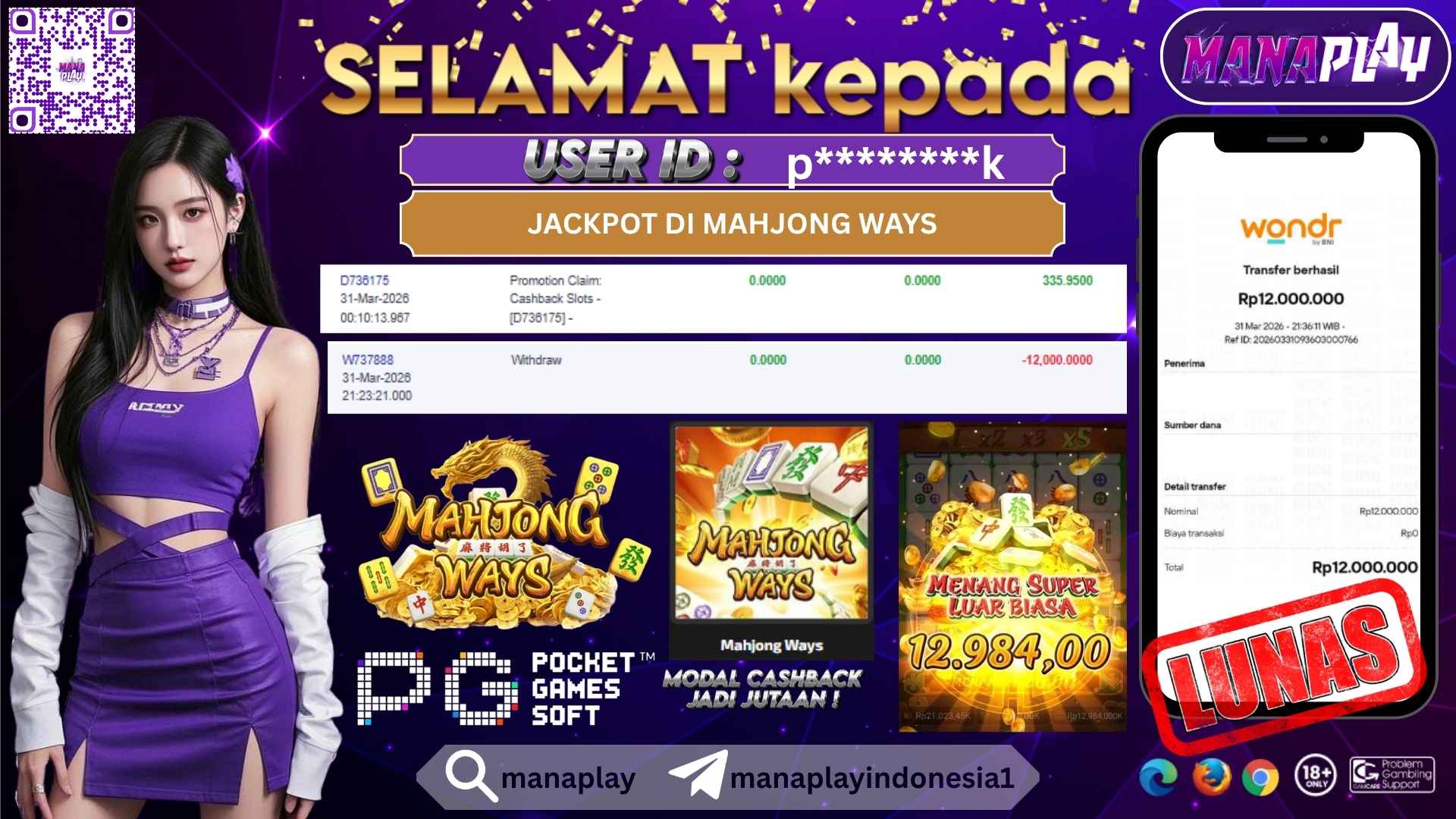 Mahjong Ways Lagi! 12 Juta Lunas Begitu Saja! – MANAPLAY