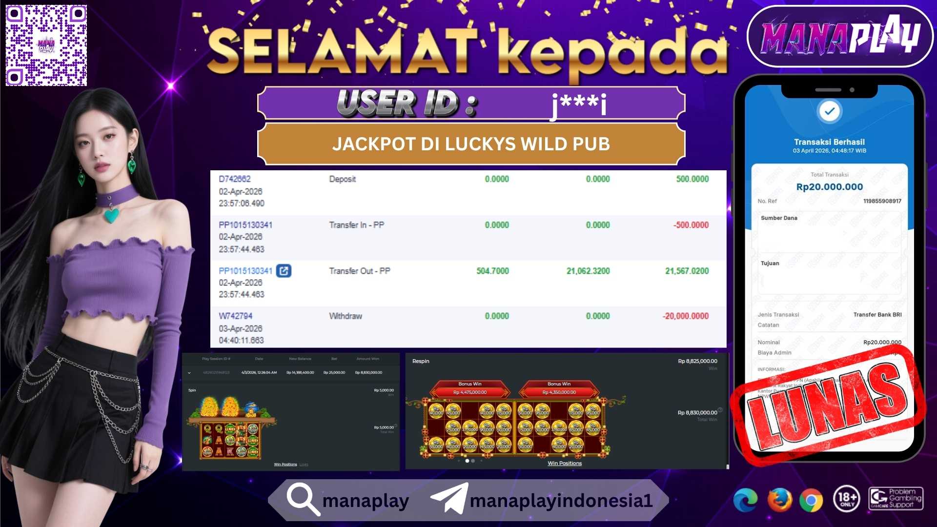 Jackpot 20 Juta Auto Tuntas dari Pragmatic! – MANAPLAY