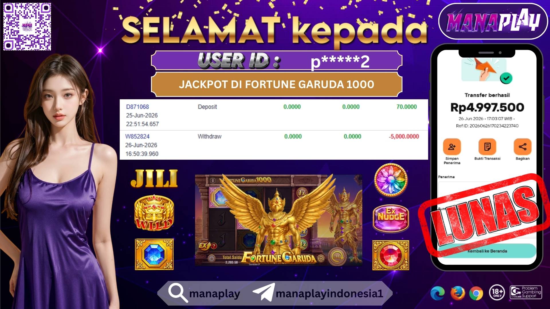 Modal 70 Ribu Jekpot 5 Juta dari JILI Auto Lunas! – MANAPLAY