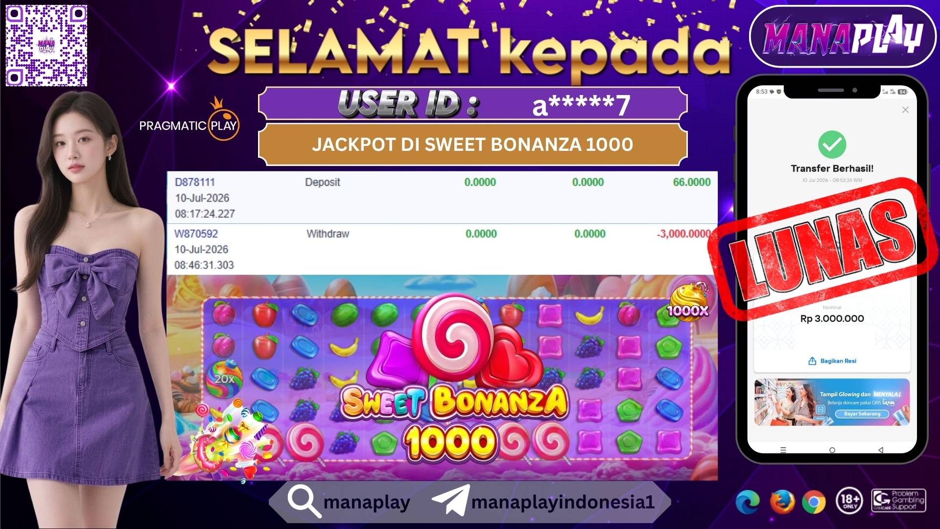 Wow! Modal Ringan 66 Ribu Bisa Tembus 3 Juta Dalam 30 Menit! – MANAPLAY