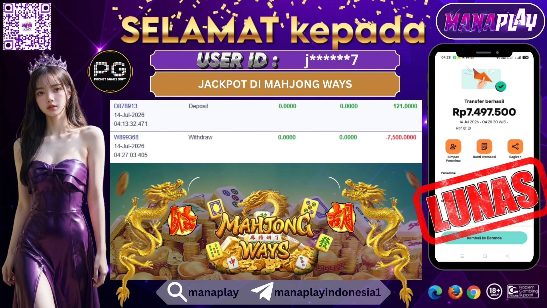 Disini 121 Ribu Bisa Berubah Jadi 7,5 Juta Dalam Hitungan Menit! – MANAPLAY