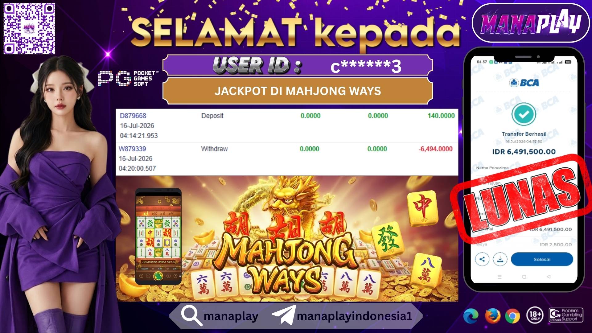 Meledak!! Gacor Abis Modal 140 Ribu Dalam 6 Menit Jadi 6,4 Juta! Wow! – MANAPLAY