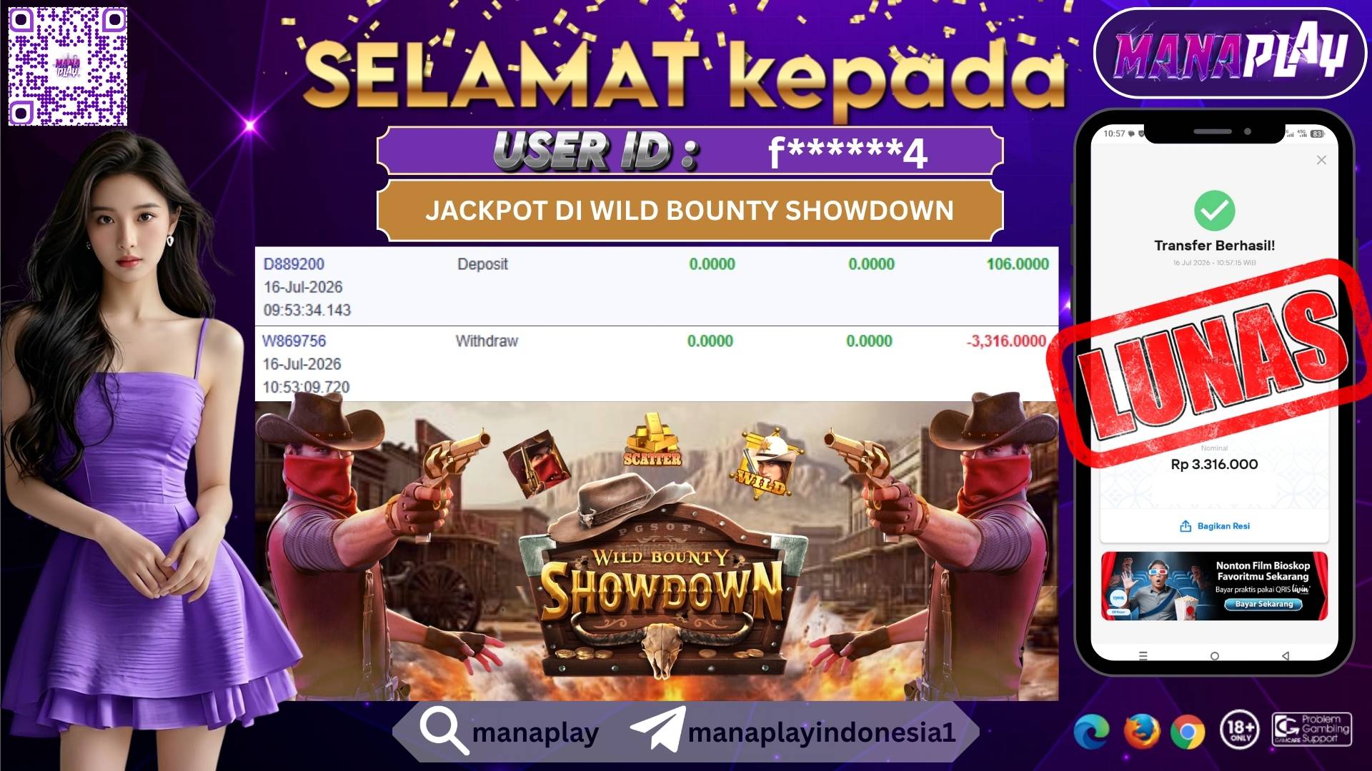 Menyala Banget! Cair Langsung 3,3 Juta Dari 106 Ribu! Auto Jajan! – MANAPLAY