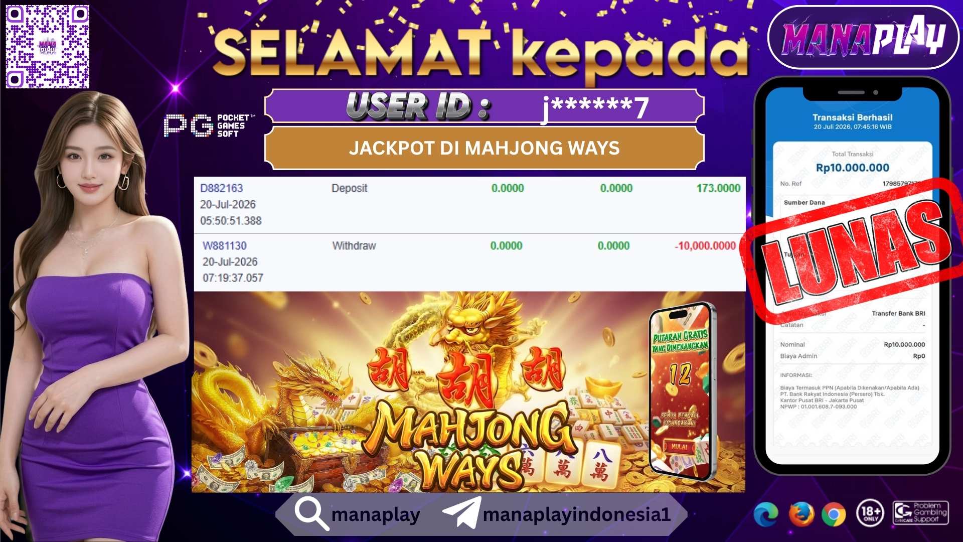 Naga Emas Bagi Bagi! Cair Langsung 10 Juta Loh! Mantap Banget! – MANAPLAY