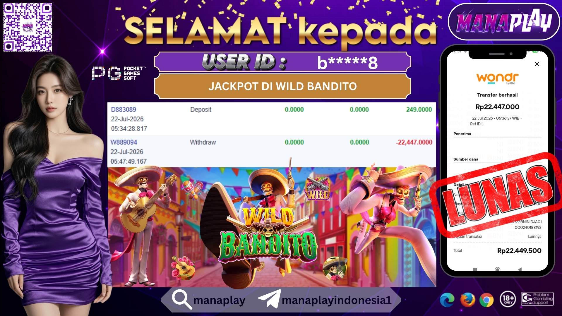 Cair Dari 249 Ribu Langsung Jadi 22,4 Juta Dalam 13 Menit! Luar Biasa! – MANAPLAY