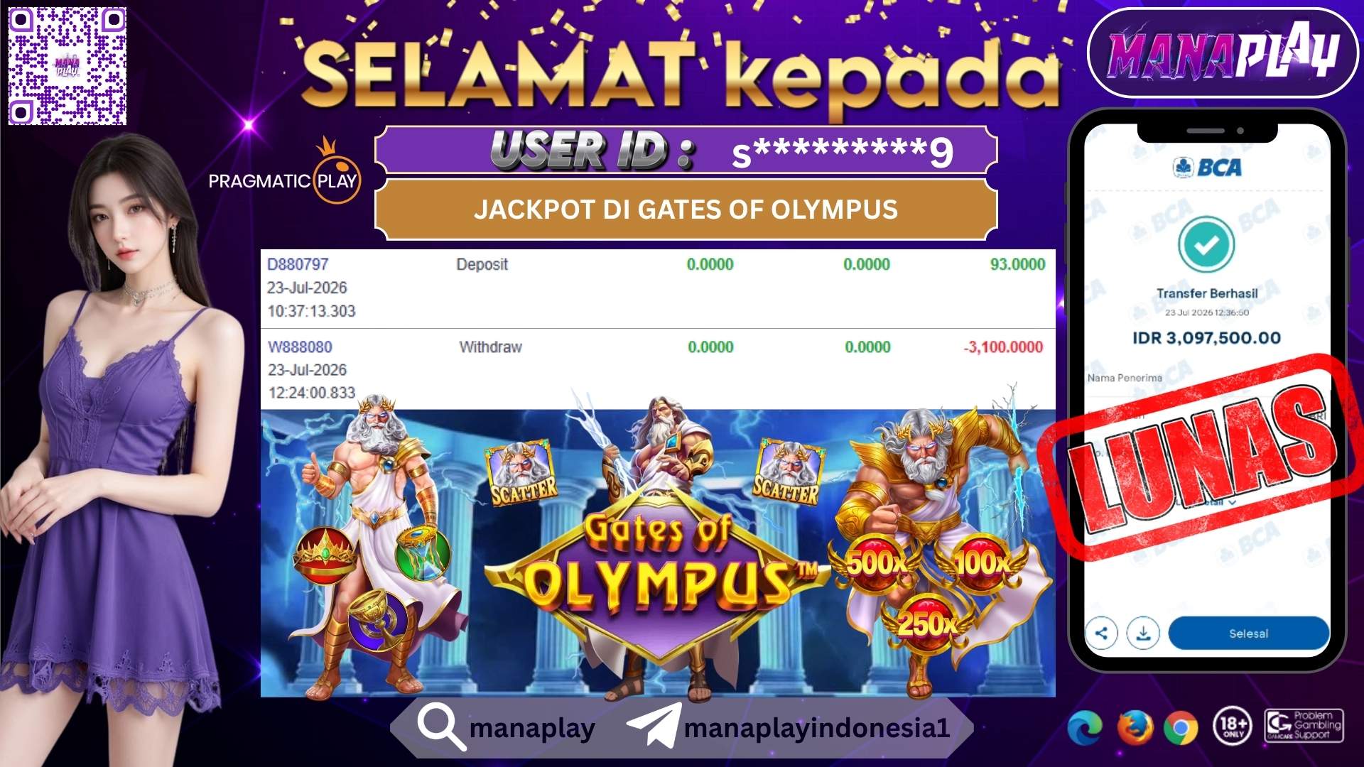 Petir Pembawa Rejeki! Modal 93 Ribu Cair Langsung Jadi 3 Juta! – MANAPLAY