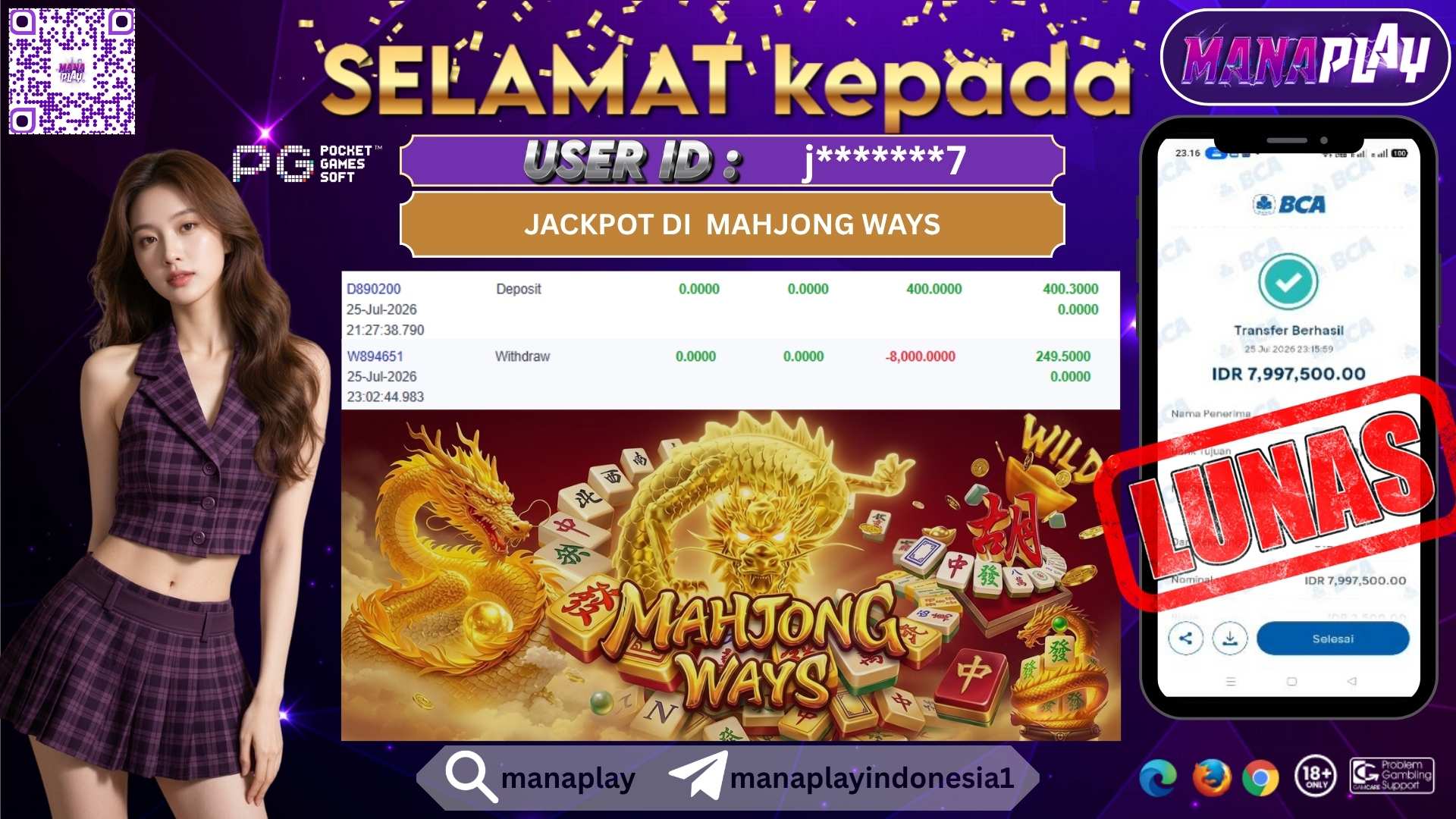 Wow Cair 20x Lipat! Modal 400 Ribu Langsung Jadi 8 Juta! – MANAPLAY
