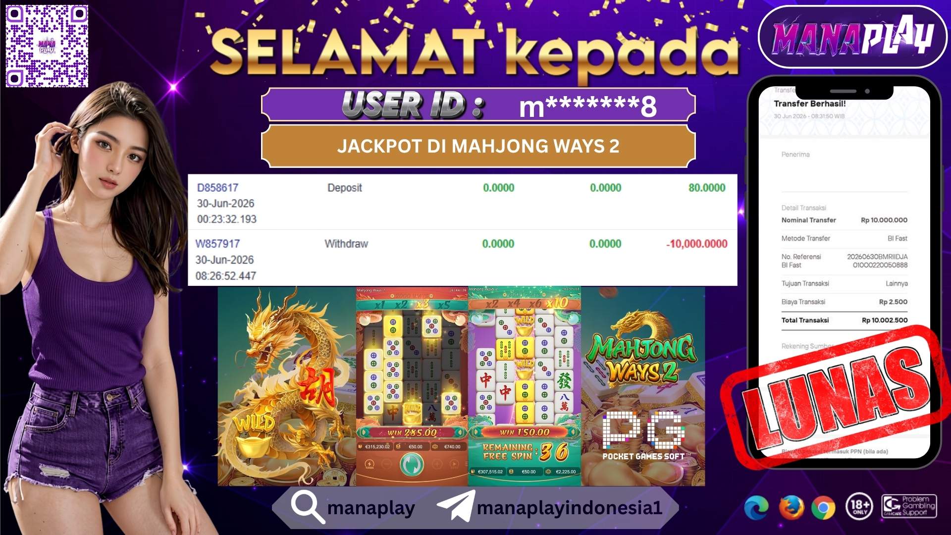 Super Gokil! Modal 80 Ribu Jadi 10 Juta Langsung Cair! – MANAPLAY